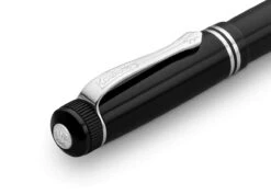 Kaweco DIA2 Drehkugelschreiber Chrom -Schreibwerkzeug Geschäft Kaweco Dia BP Black Chrome Detail Back web s 1280x1280