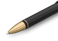 Kaweco DIA2 Kawecomat Multifunktion Gold -Schreibwerkzeug Geschäft Kaweco Dia MultiFunction MP 0 7 Black Gold Detail Front web s 1280x1280