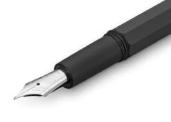 Kaweco ORIGINAL Füllhalter 250 Black Chrom -Schreibwerkzeug Geschäft Kaweco Original FP 250 Black Detail Front web s 1280x1280