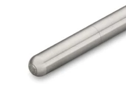 Kaweco SUPRA Füllhalter Stainless Steel -Schreibwerkzeug Geschäft Kaweco Supra FP closed StaiSteel Detail Front web s 1280x1280